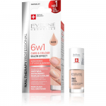 Eveline Nail Therapy Color-Enhancing Nail Conditioner 6in1 NUDE 5ml k&uuml;&uuml;nepalsam, mis parandab k&uuml;&uuml;nte v&auml;rvi.
