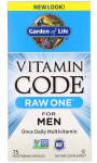 Vitamin Code RAW ONE for Men - 75 vcaps - Garden of Life
