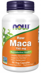 Maca 6:1 Concentrate, 750mg RAW - 90 vcaps - NOW Foods