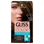 Schwarzkopf Gliss Color Cream v&auml;rvaine number 6-0 Natural Light Brown 1op.