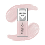 SEMILAC Skin Tone cover base h&uuml;briidlakkide jaoks pooll&auml;bipaistev Glitter Beige 7 ml