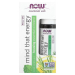 Eeterliku &otilde;li rullik, &bdquo;Mind That Energy&ldquo; &ndash; 10 ml &ndash; NOW Foods