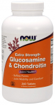Glucosamine & Chondroitin Extra Strength - 240 tabs - NOW Foods
