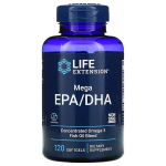 Mega EPA/DHA &ndash; 120 pehmet kapslit &ndash; Life Extension