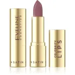 EVELINE Celebrity Lips kreemjas huulepulk satiinse efektiga nr 601