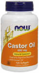 Castor Oil, 650mg - 120 softgels - NOW Foods