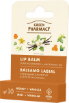 GREEN PHARMACY Mesi ja vanilje huulepalsam 3,6 g