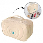 ECARLA Tepitud kosmeetikakott - k&auml;epidemega pagasiruum KS132K