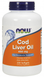 Cod Liver Oil, 650mg - 250 softgels - NOW Foods