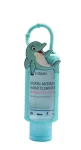 HISKIN Antibac Hand Cleanser+ Biocidal k&auml;tegeel m&uuml;rri metsamarjadega - delfiin (75ml pudel + &uuml;mbris)