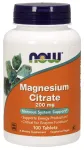Magnesium Citrate, 200mg - 100 tablets - NOW Foods