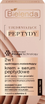 Bielenda pinguldav peptiidide pinguldav ja valgustav kreem - 2in1 peptiidiseerum silmadele ja silmalaugudele 15 ml