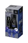 JEAN MARC X-Black Meeste kinkekomplekt - deodorant 150 ml + du&scaron;igeel 300 ml