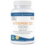 D3-vitamiin, 1000 IU, apelsini maitsega &ndash; 120 pehmet kapslit &ndash; Nordic Naturals