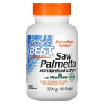 Saepalmi standardiseeritud ekstrakt Prosteroliga, 320 mg &ndash; 180 pehmet kapslit &ndash; Doctor's Best