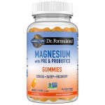 Dr. Formulated magneesiumiga, pre- ja probiootikumidega geelipastillid, apelsinikreem &ndash; 60 pastilli &ndash; Garden of Life