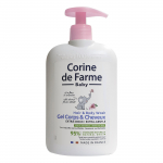 Corine de Farme BeBe Extra &otilde;rn keha- ja juuksepesugeel 2in1 mandlitega 500ml