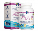 Complete Omega-D3, 565 mg, sidruni maitsega &ndash; 60 pehmet kapslit &ndash; Nordic Naturals