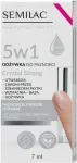SEMILAC K&uuml;&uuml;netugevdaja Nail Power Therapy 5in1 Crystal Strong 7 ml