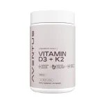 D3- ja K2-vitamiin &ndash; 30 kapslit &ndash; Aventus Supplements