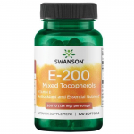 E-200 Mixed Tocopherols - 200 R&Uuml; - 134 mg - N100 - Swanson
