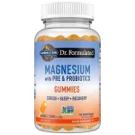 Dr. Formulated Magneesium Pre- ja Probiotikumi Kummikommidega, Apelsinikreem - 60 kummikommi - Garden of Life