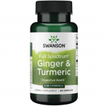 Ginger & Turmeric - ingver ja kurkum - N60 - Swanson