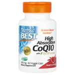 K&otilde;rge imendumisega CoQ10 koos BioPerine'iga, 200 mg - 60 taimekapslit - Doctor's Best