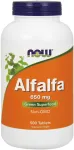 Alfalfa, 650mg - 500 tablets - NOW Foods