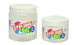 Hegron Styling Hair Modeling Gel 500ml wet look white