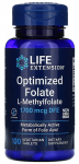 Optimeeritud foolhape, 1700 mcg &ndash; 100 taimset tabletti &ndash; Life Extension