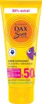 Dax p&auml;ikesekaitsekreem lastele ja imikutele SPF50+ 75ml