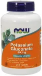 Potassium Gluconate, 99mg - 250 tablets - NOW Foods