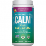 Natural Calm Plus kaltsium, vaarikas-sidrun &ndash; 453 g
