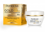 PERFECTA Gold Q10 Kortsudevastane kreem p&auml;evaks ja &ouml;&ouml;ks 50+ 50 ml