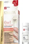 EVELINE Nail Therapy professionaalne kontsentreeritud k&uuml;&uuml;nepalsam, mis tagab v&auml;rvilise 6in1 hoolduse ja v&auml;rvisalongi efekti - kuldse s&auml;ra