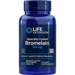 Spetsiaalse kattega bromelaiin, 500 mg &ndash; 60 maos&otilde;braliku kattega taimset tabletti &ndash; Life Extension