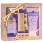 AURORA kinkekomplekt koos Lavandula Box harjaga - 3 toodet