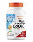 High Absorption CoQ10 with BioPerine, 200mg - 60 veggie softgels - Doctor's Best
