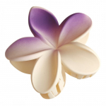 ECARLA juukseklamber Clip XL Flower ombre matt Cream lilla SP402