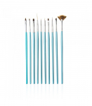 NEESS k&uuml;&uuml;nekunsti pintslite komplekt (4069) 1 pakk - 10 tk.