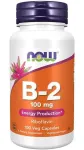 B2-vitamiin (riboflaviin), 100 mg &ndash; 100 kapslit &ndash; NOW Foods
