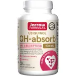 Ubikinool QH-absorb, 100 mg &ndash; 60 pehmet kapslit &ndash; Jarrow Formulas