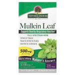 Mullein Leaf, 500mg - 90 vcaps - Nature's Answer
