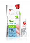 Eveline Nail Therapy Total Action 8in1 Sensitive 12ml tundliku k&uuml;&uuml;neteraapia jaoks