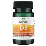 Vitamin D3 - tugev - 1000 R&Uuml; - 25 mcg - N60 - Swanson