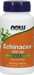 Echinacea, 400 mg &ndash; 100 taimekapslit &ndash; NOW Foods