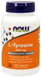 L-t&uuml;rosiin, 500 mg &ndash; 120 kapslit &ndash; NOW Foods