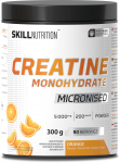 Mikroniseeritud kreatiinmonoh&uuml;draat, maitsestatud, apelsini maitsega &ndash; 300 g &ndash; Skill Nutrition