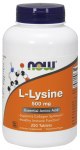L-Lysine, 500mg - 250 tablets - NOW Foods